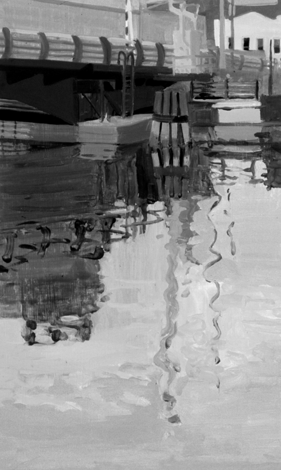 Reflections under Carroll St. Bridge.