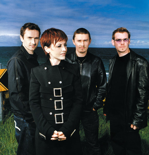 The Cranberries (left to right): Noel Hogan, Dolores O'Riordan, Michael Hogan and Fergal Lawler