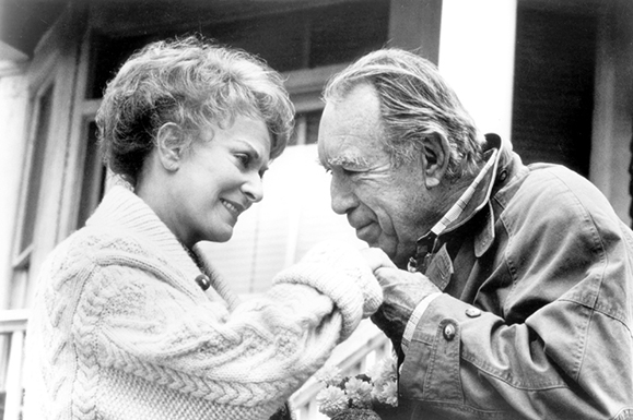 Anthony Quinn and Maureen O'Hara in Only the Looney