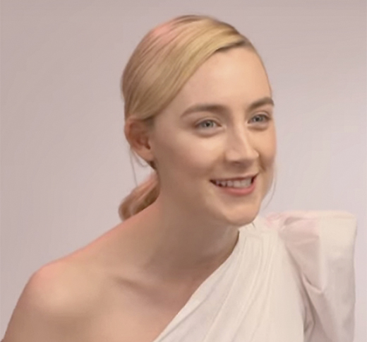 Golden Globe-winning actress Saoirse Ronan.