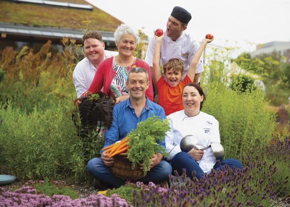 Harvest Festival participants.