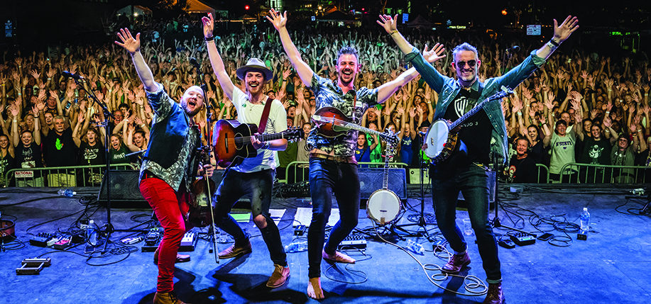 The Band performing at Sellersville Theatre where they'll be again in January.