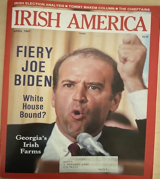 Fiery Biden | Irish America