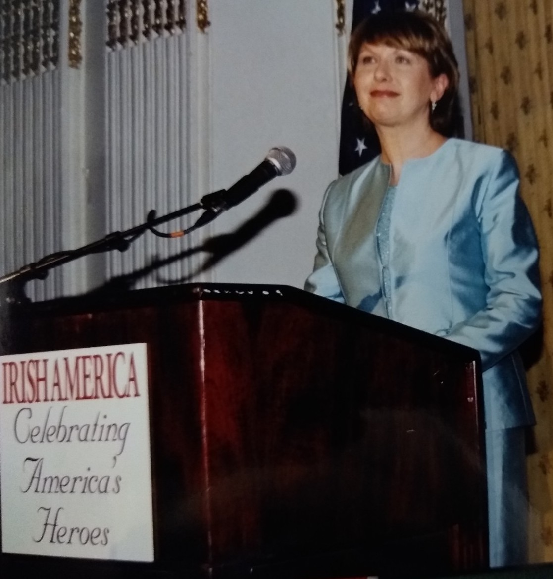 Irish President Mary McAleese speaks to the families who lost loved ones on 9/11, and honors those who took part in the recovery efforts