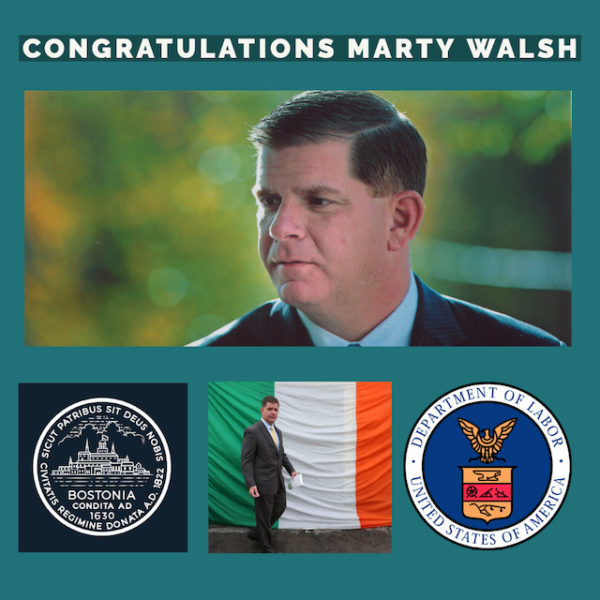 Marty Walsh is Confirmed as U.S. Labor Secretary