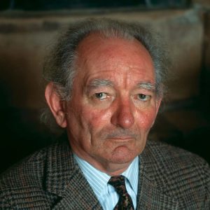 Playwright Brian Friel. Photo: Hugo Glendinning, Encyclopædia Britannica