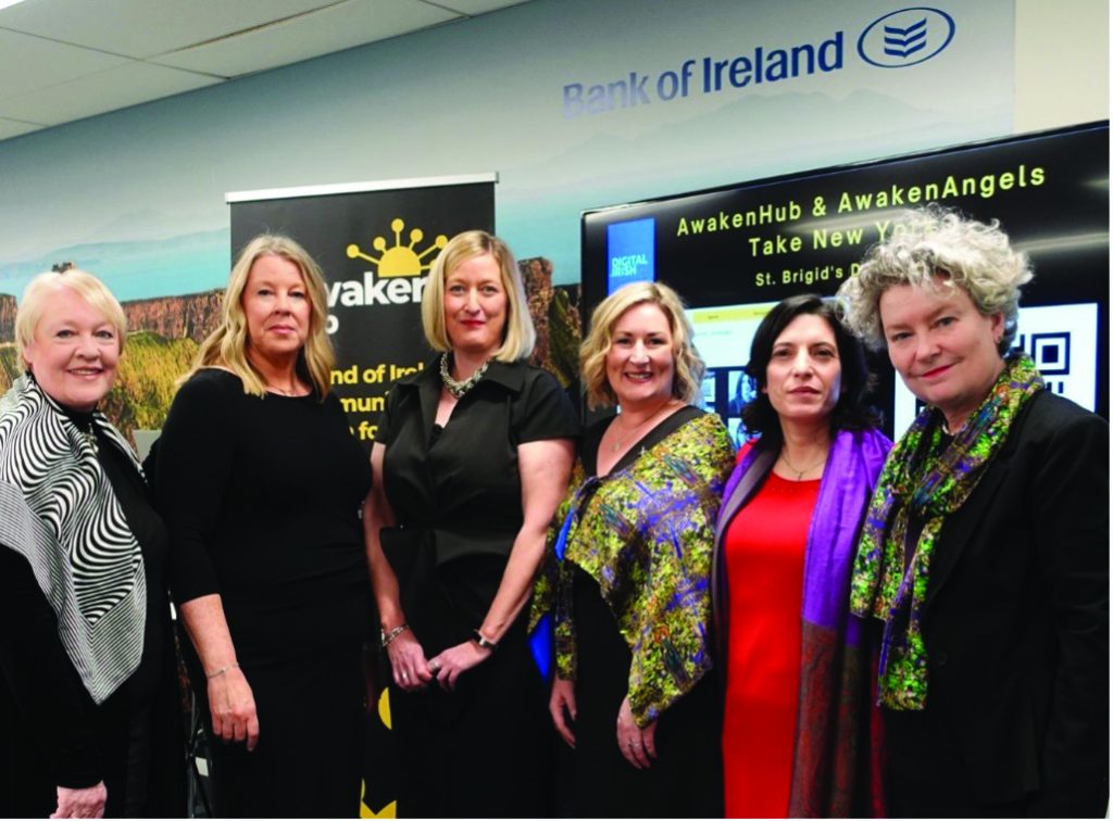 AwakenHub founders: Mary McKenna, Sinead Crowley, Denise McQuaid, Clare McGee, Mary Carty and Global Ambassador, Mary Ann Pierce