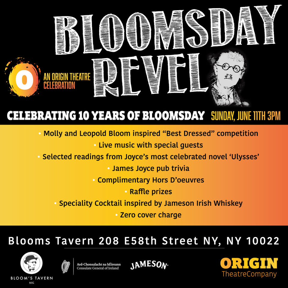 Origin Theatre's 10th Bloomsday Revel