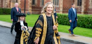 Secretary Hillary Clinton, Chancellor of Belfast University, Queens