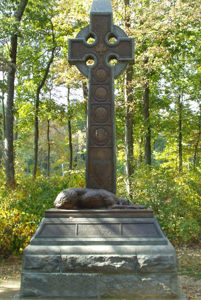 Photo of the Irish Brigade Monument Gettysburg, PA