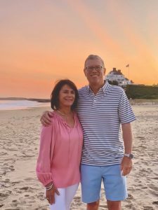 Kevin McLaughlin and his wife, Jean (Watch Hill, RI).