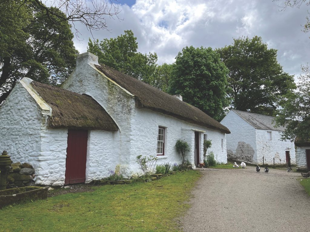 The birthplace of Thomas Mellon, founder of the Mellon Banking dynasty is the centerpiece of the Ulster AMerican Folk Park near Omagh.
