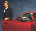 Chairman and CEO of Ford Motor Company Bill Ford Jr. steps from the 2005 Ford Mustang Sunday January 4, 2004 at the North American International Auto Show in Detroit, Michigan. (06/17/2011)