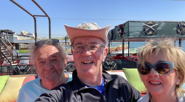 John Enda, and Marie on the Agean Boat Tour