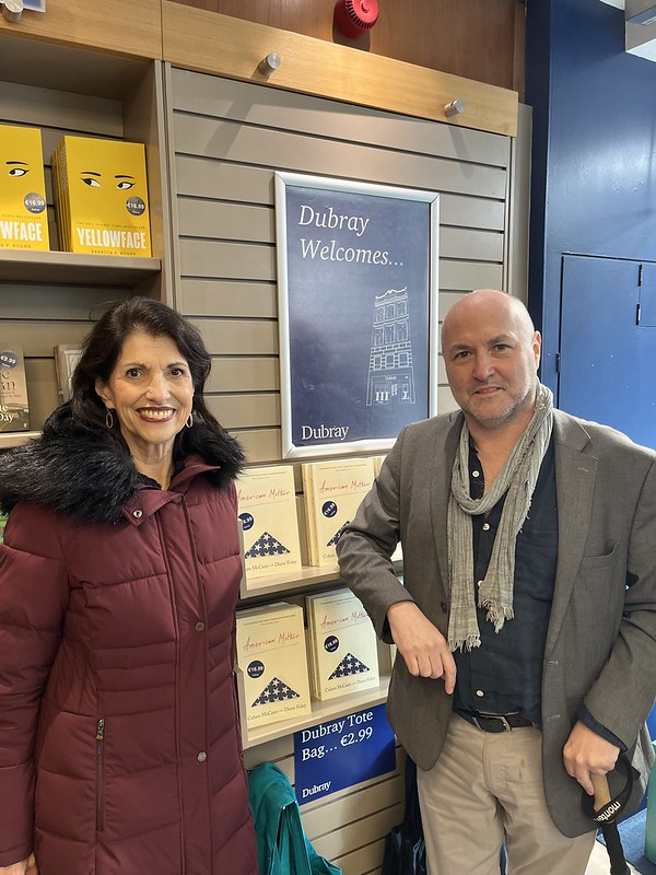 Diane Foley and Colum McCann in Dublin. Photo: The James Foley Foundation