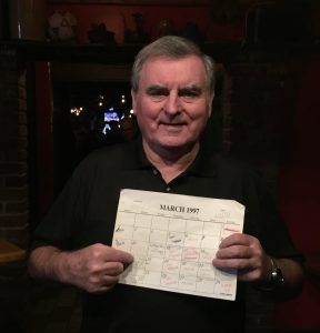 Steve managing the schedule at Paddy Reilly's. Photo: Paddy Reilly's