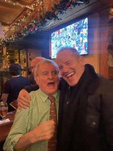 Steve and Gregory Grene of the Prodigals at Paddy Reilly's. Photo: Gregory Grene