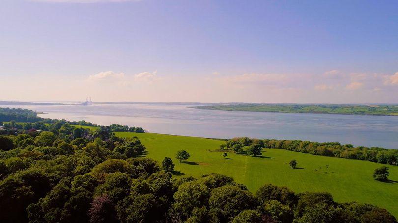 The Knight's Walk overlooking the River Shannon