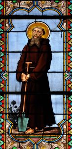 Stained glass window of St. Faicre, Église Notre-Dame, Bar-le-Duc, France, 19th century