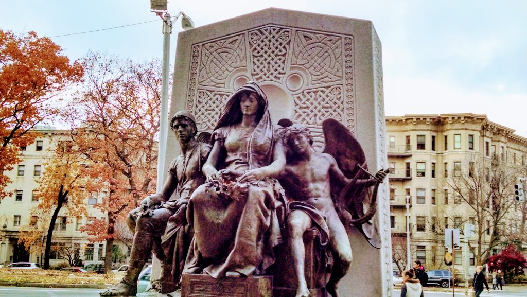 John Boyle O'Reilly monument, Boston, by Daniel Chester French, 1896
