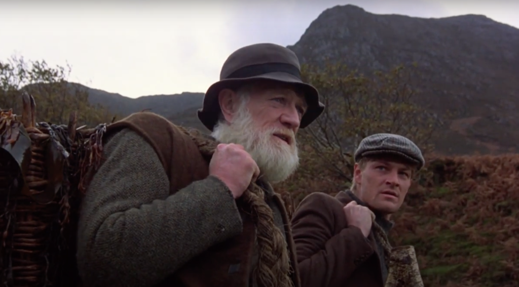 Richard Harris and Sean Bean in The Field