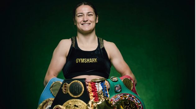 Olympic Gold Medalist aand Irish hero Katie Taylor. Photo: Ed Mulholland/Matchroom Boxing