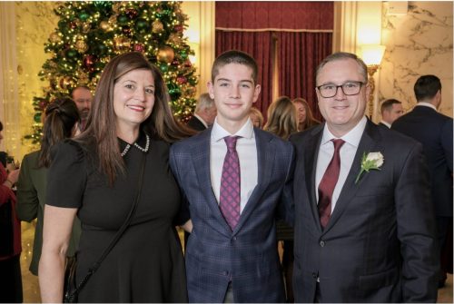 Gaffey Sean with wife Allison and son
